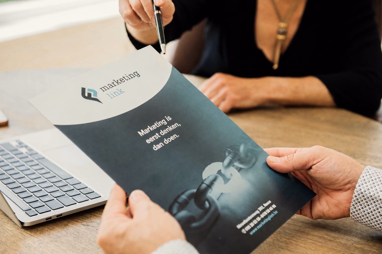 Marketing Link, eerst denken, dan doen Marketing is eerst denken, dan doen